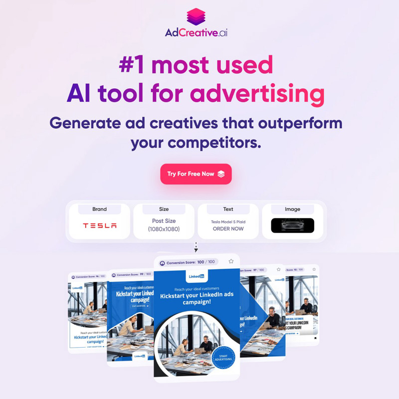 AdCreative AI advertising marketing creation platform | AI Resource Directory