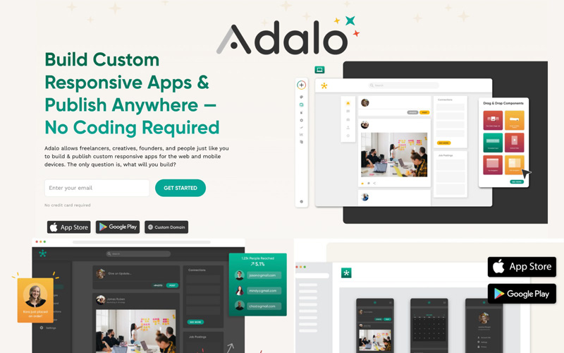 Adalo build apps with ChatGPT built in | AI Resource Directory