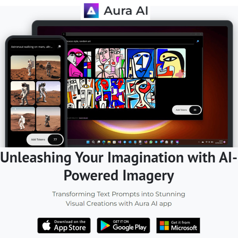 Aura AI Text to Image tool | AI Resource Directory