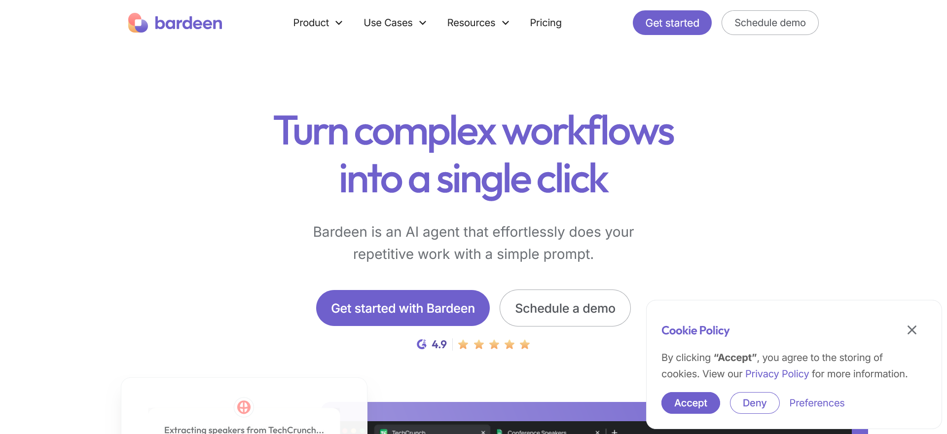 Bardeen | AI Resource Directory