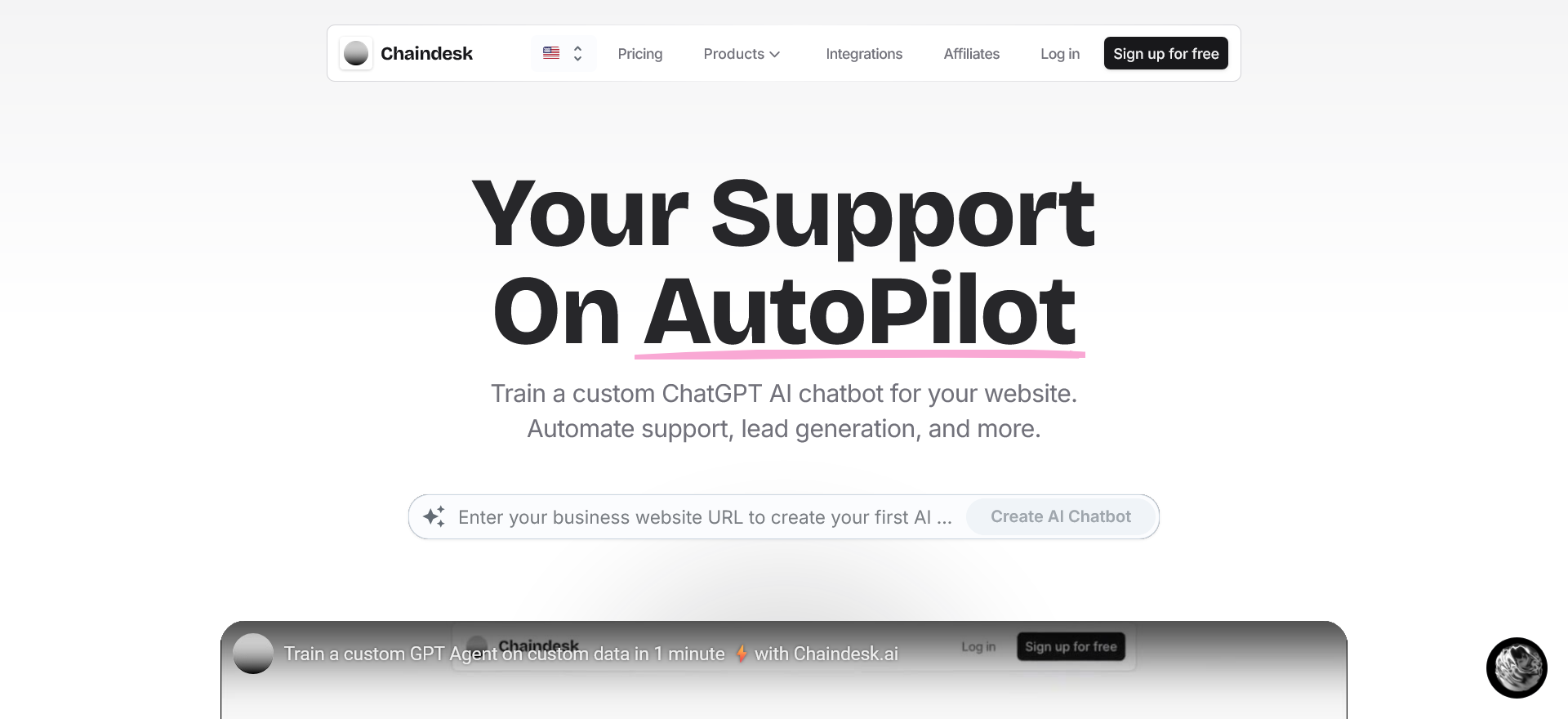 Chaindesk | AI Resource Directory