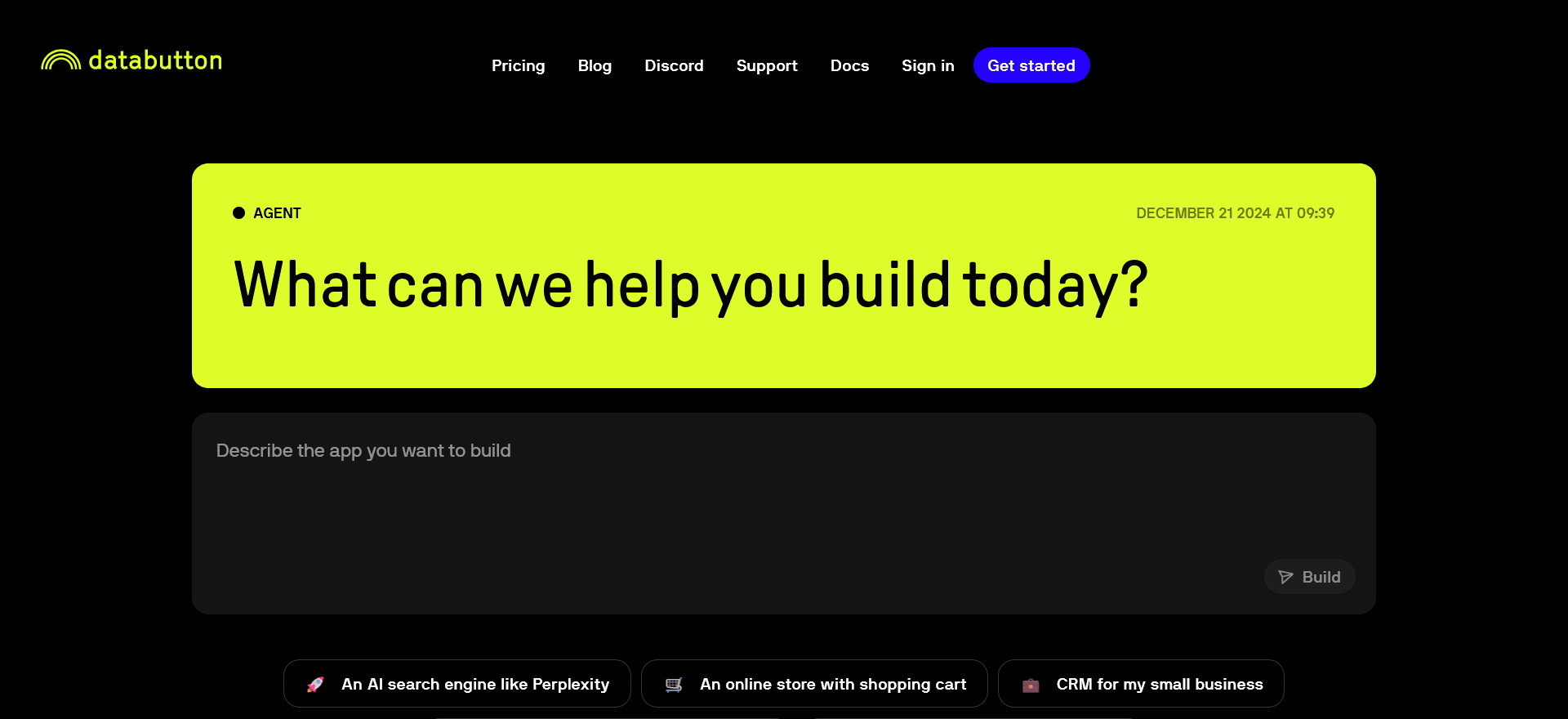 Data Button | AI Resource Directory