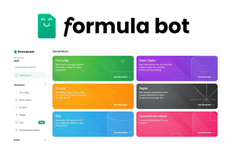 Formula bot AI formula generator tool | AI Resource Directory