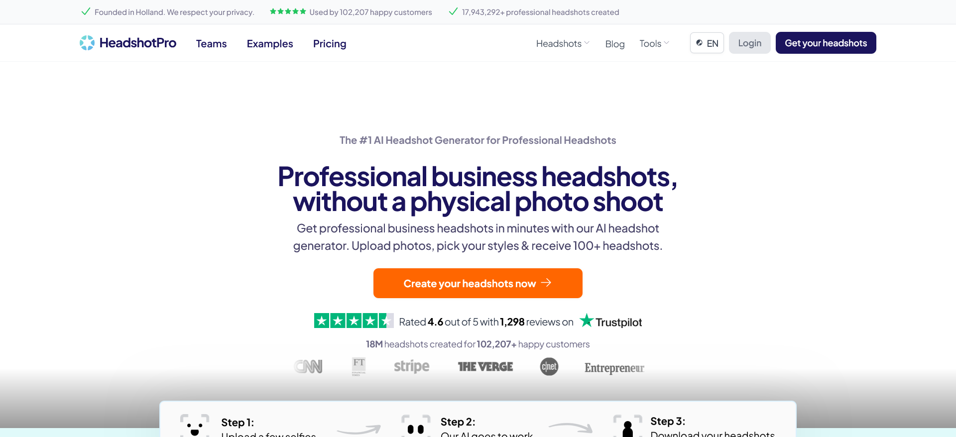 HeadshotPro | AI Resource Directory