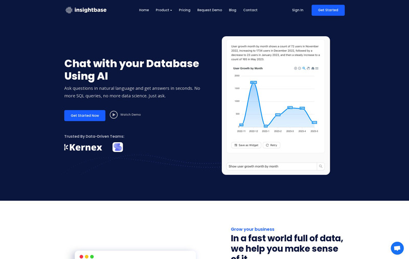 Insightbase chat with your database | AI Resource Directory