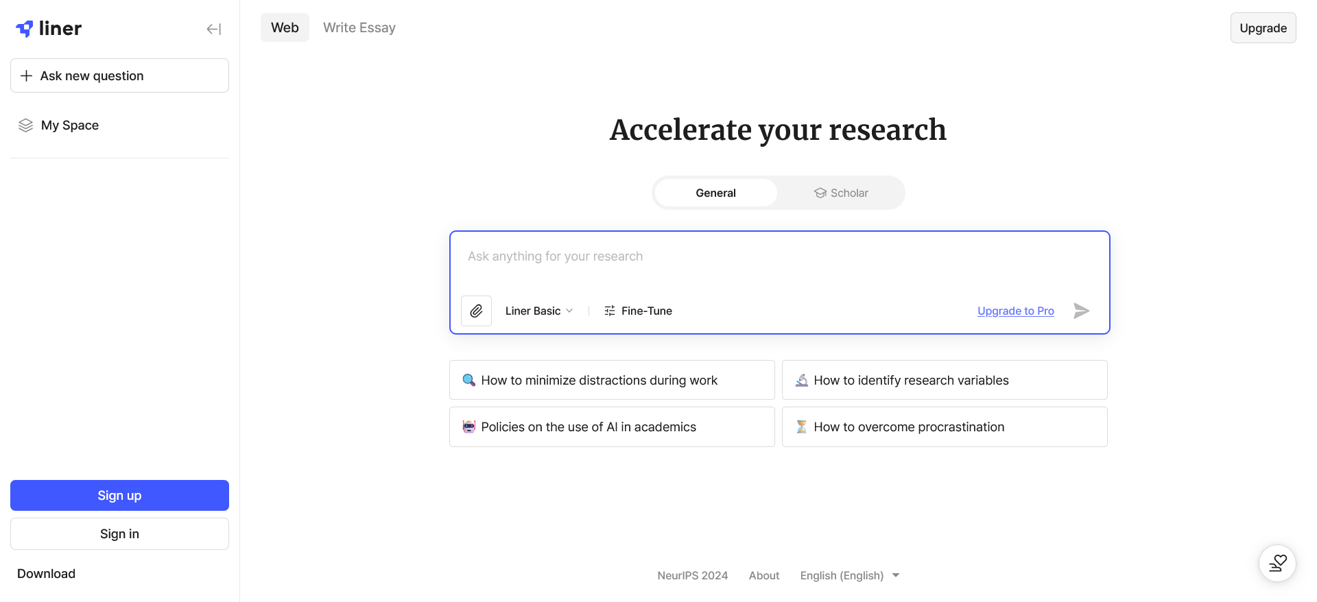 Liner | AI Resource Directory