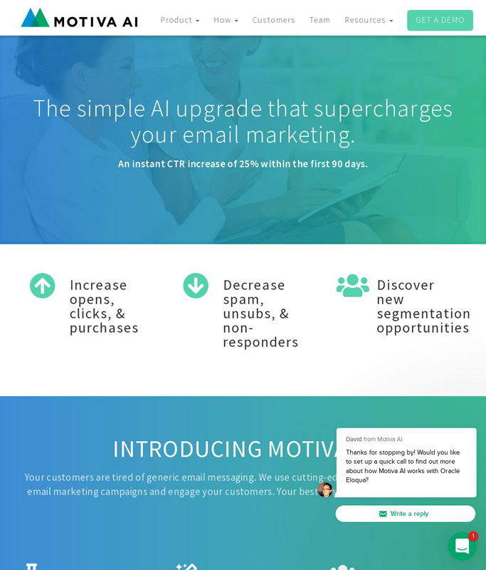 Motiva AI email marketing automation software | AI Resource Directory