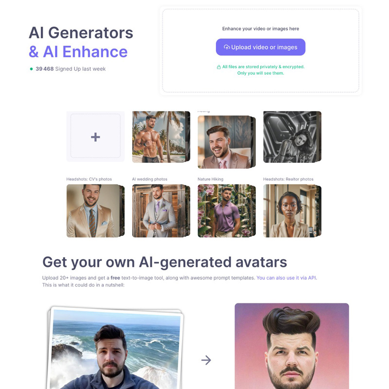 Neurallove AI Avatar Image generator tool | AI Resource Directory