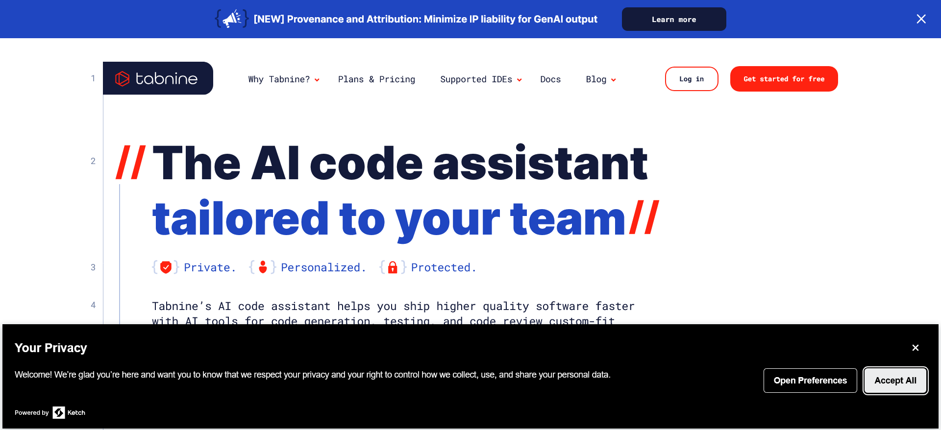 Tabnine | AI Resource Directory
