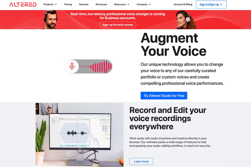 altered studio AI voice editing | AI Resource Directory
