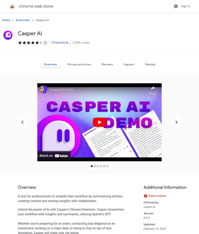 caspar ai | AI Resource Directory